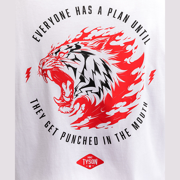 Venum X Mike Tyson Everyone has a plan T-shirt Hvid