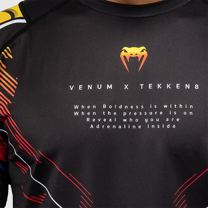 Venum x TEKKEN 8 Dry-Tech T-shirt Yoshimitsu Sort Orange