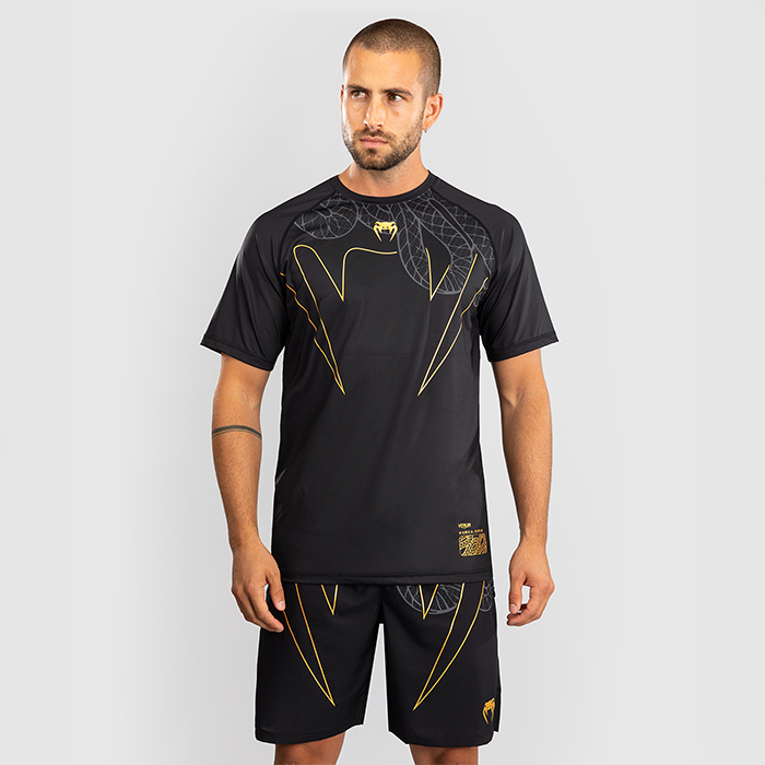 Serpenti Dry Tech T-shirt Sort S&oslash;lv Guld