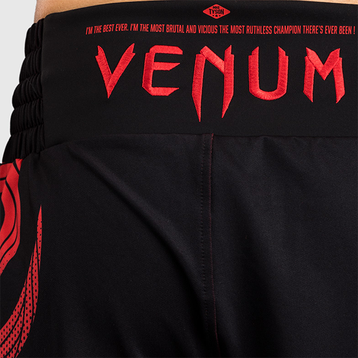 Venum X Mike Tyson Everyone has a plan Bokse&shy;shorts Sort R&oslash;d