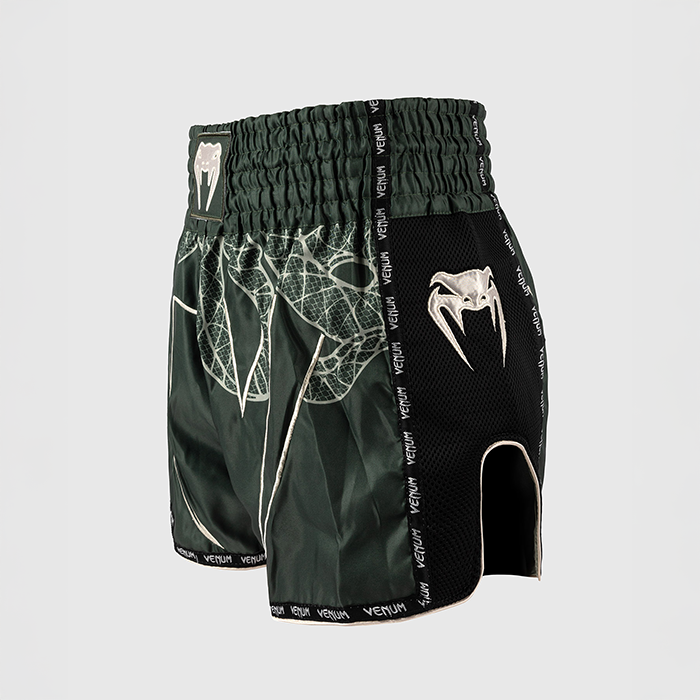 Serpenti Muay Thai-Shorts Khaki Bronze Ivory