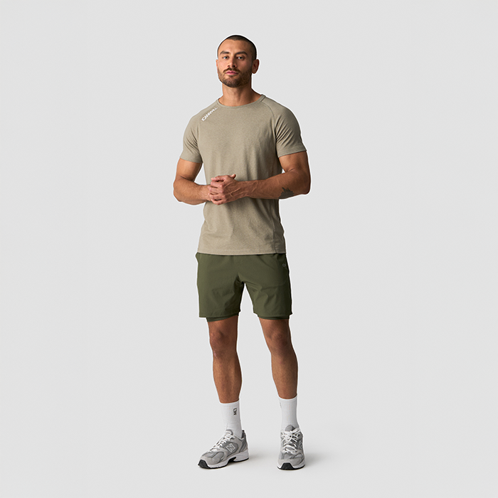 Workout 2-i-1 Shorts Gr&oslash;n