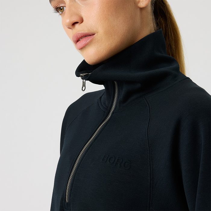 Studio Soft Half‑Zip Sweatshirt Sort