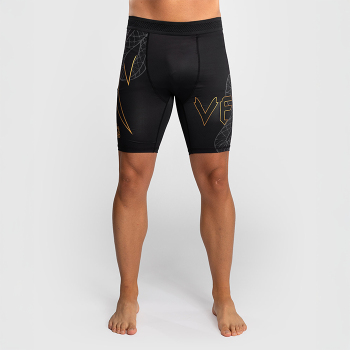 Serpenti Vale Tudo-Shorts Sort S&oslash;lv Guld
