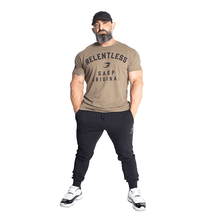 GASP Tapered Joggers, Black