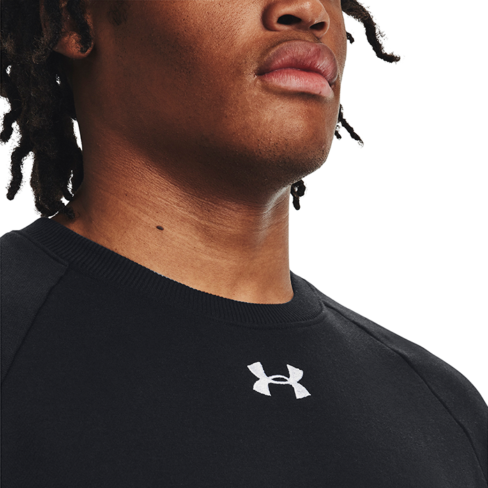 UA Rival Fleece Crew, Black