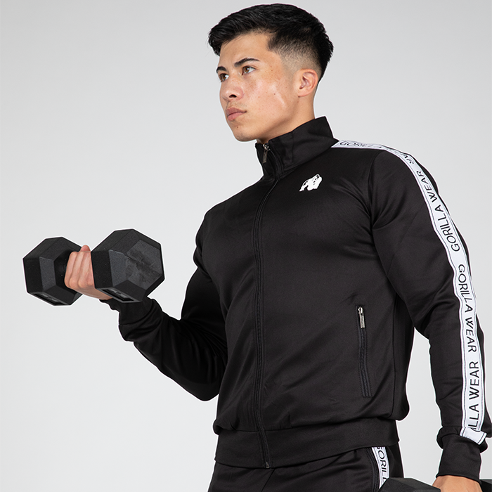 Delaware Track Jacket, Black