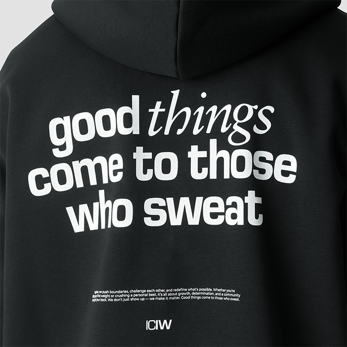 Everyday Relaxed Hoodie Print Sort
