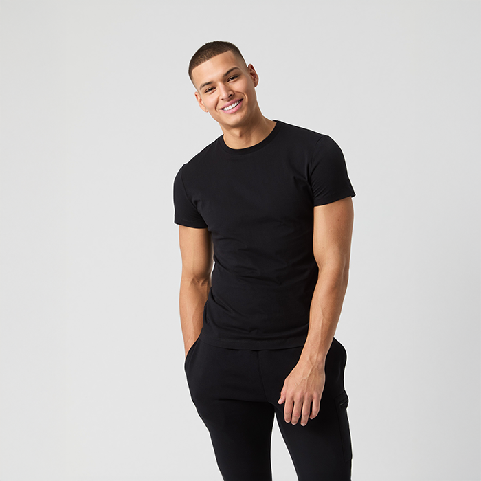 Centre T‑shirt Sort