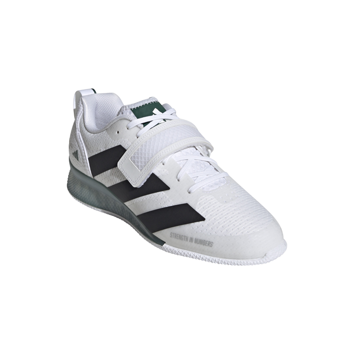 Adipower Weightlifting 3 Sko Hvid Sort/Gr&oslash;n