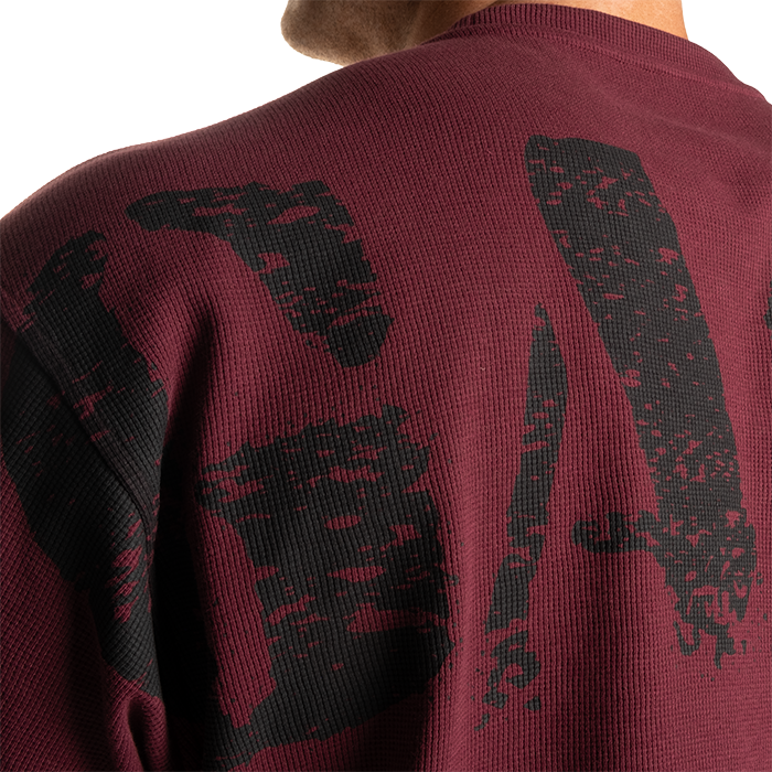 Iron Thermal Tee, Maroon