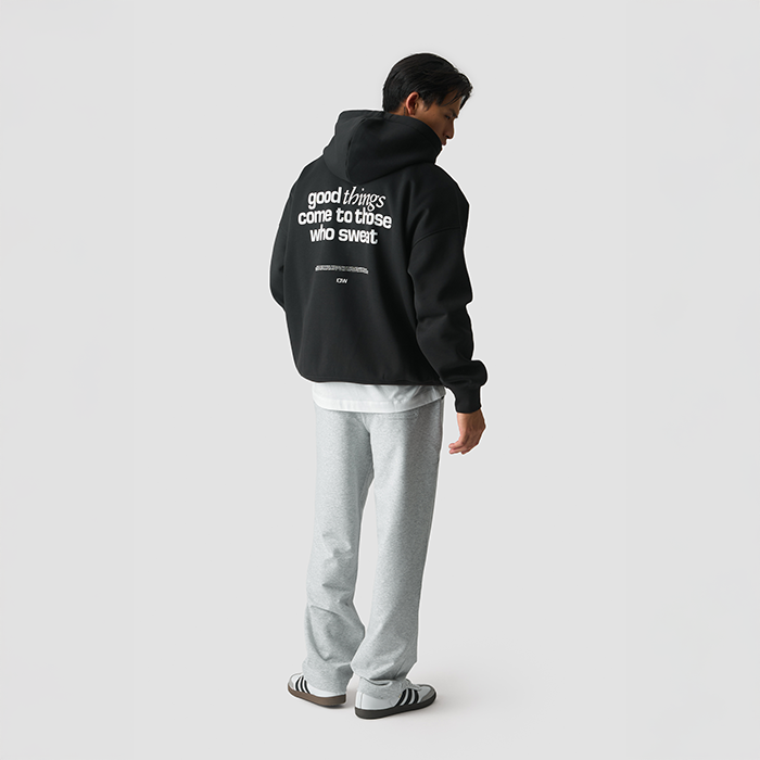 Everyday Relaxed Hoodie Print Sort