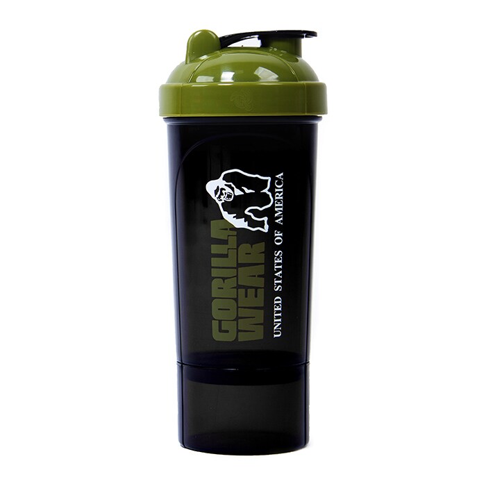 Shaker Compact Sort/Gr&oslash;n 400 ml + 100 ml