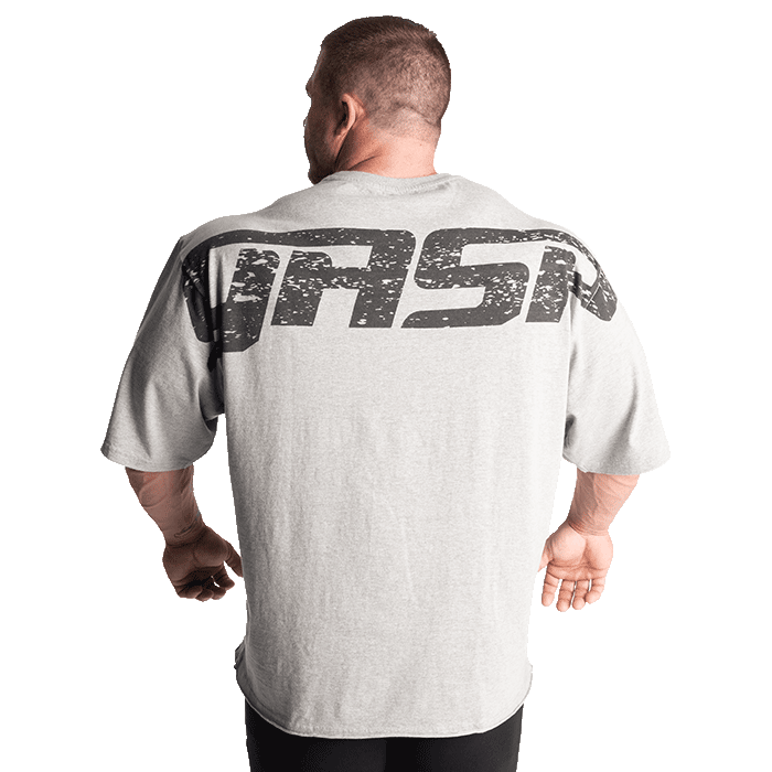 Gasp Iron Tee, Greymelange/Black