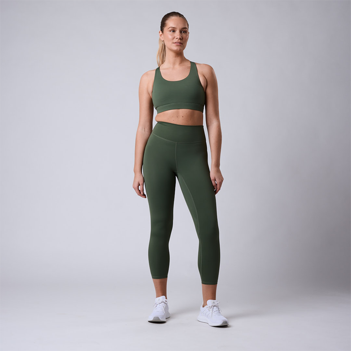 Fuse V-shape 7/8 Tights Gr&oslash;n