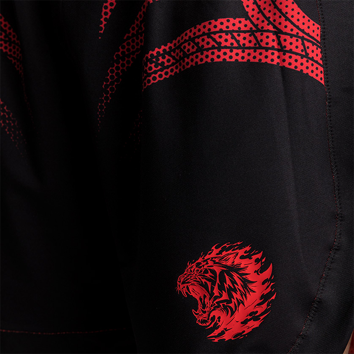 Venum X Mike Tyson Everyone has a plan Bokse&shy;shorts Sort R&oslash;d