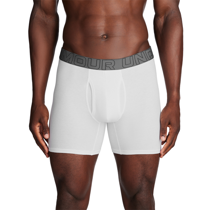 UA Performance Cotton Boxershorts 3-pack Hvid
