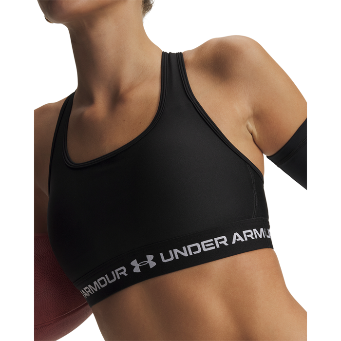 UA Crossback Sports-BH Hvid/Gr&aring;