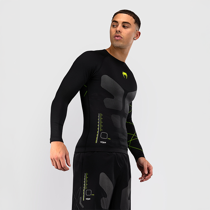 Training Camp 4.0 Rashguard Lang&aelig;rmet Sort Gr&oslash;n