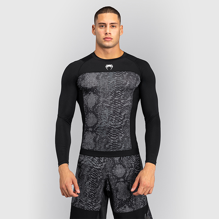 Venum G-Fit Scales Rashguard Sort Gr&aring;