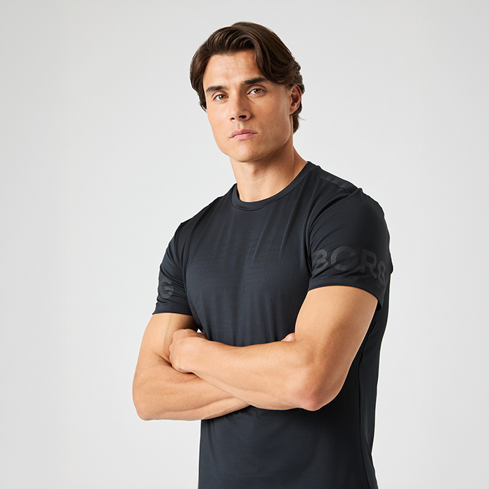 Borg T-shirt Sort