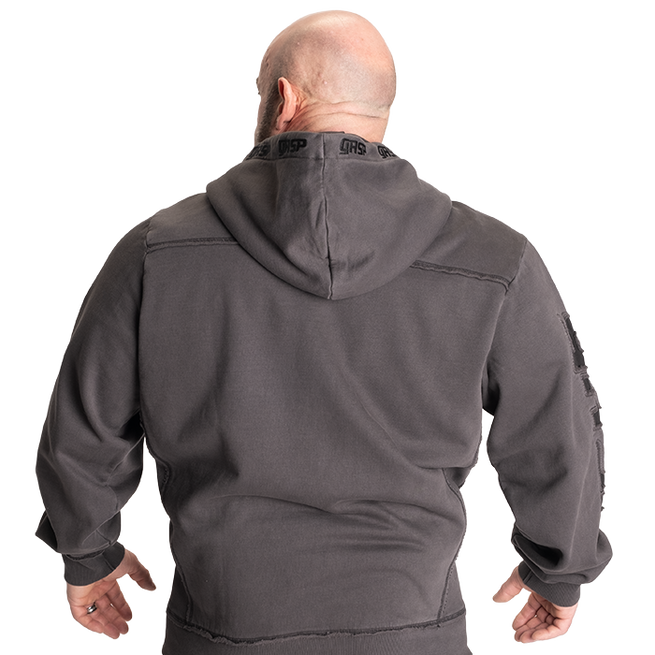 Pro Gym Hoodie Acid Wash Gr&aring;