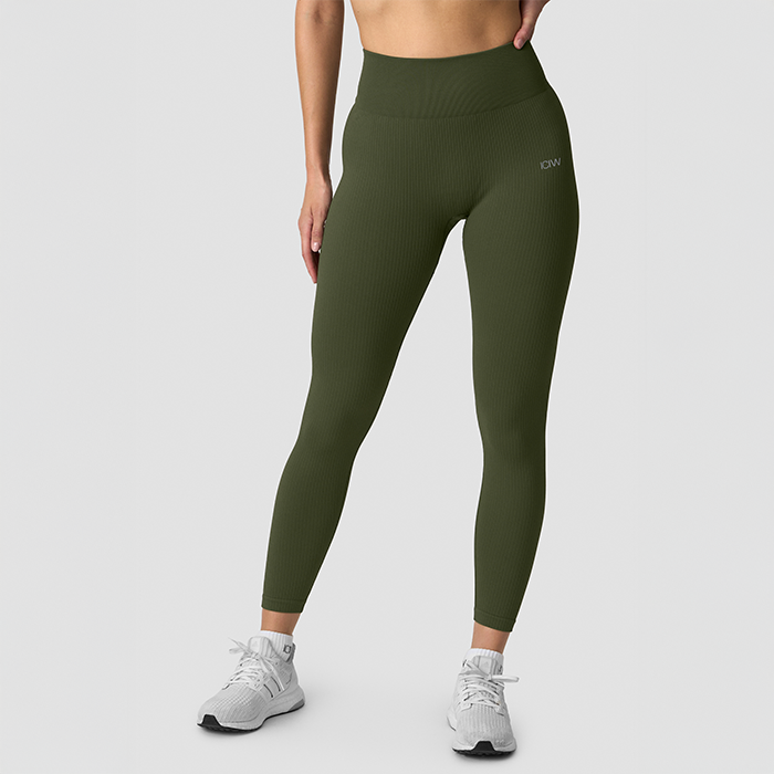 Ribbed Define Seamless Leggings Gr&oslash;n