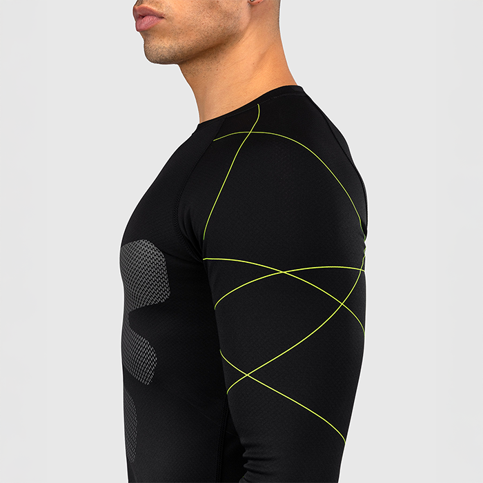 Training Camp 4.0 Rashguard Lang&aelig;rmet Sort Gr&oslash;n