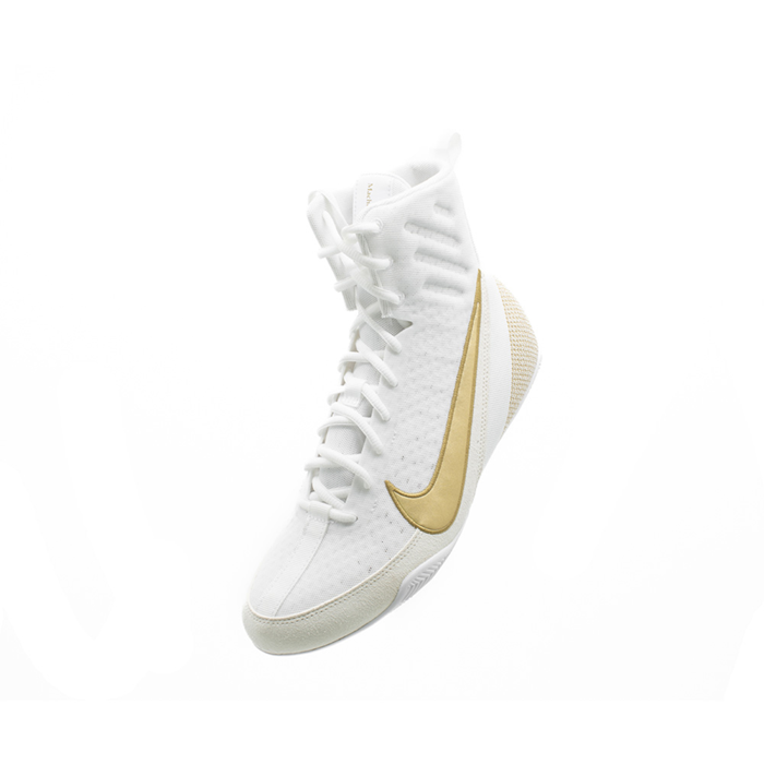 Nike Machomai 3 Boksesko Hvid Guld