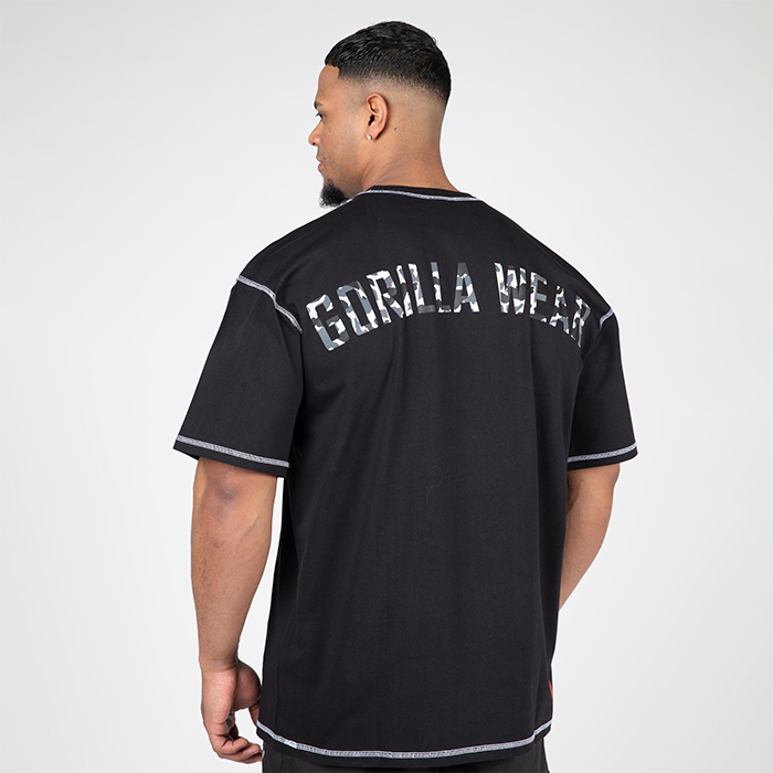 Saginaw Oversized T-Shirt, Black