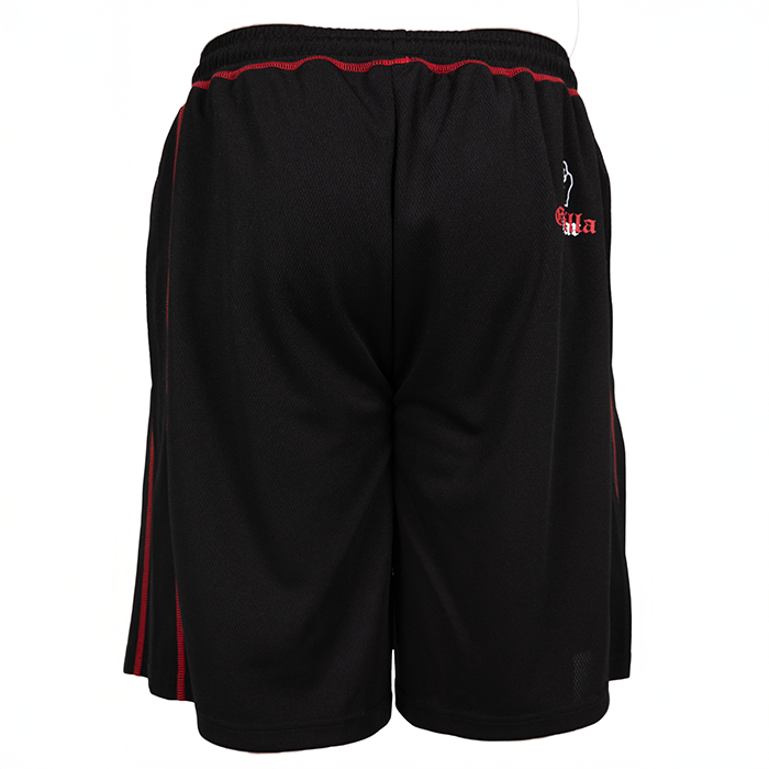 Marlow Mesh Shorts Sort R&oslash;d