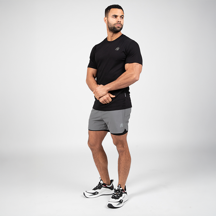 Cortez 2-In-1 Shorts Gr&aring;