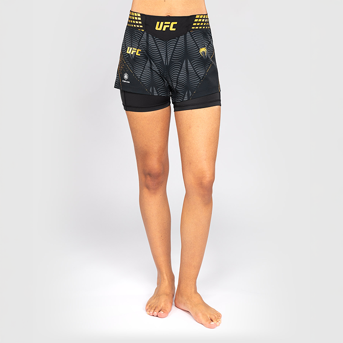 UFC Zenith by Venum Fight Night Fightshorts Sort Guld