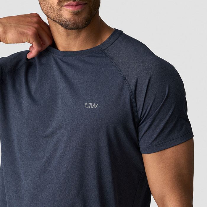 Workout Melange T-shirt Bl&aring;