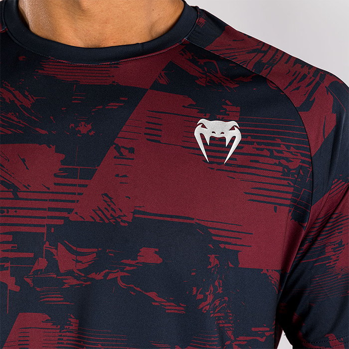 UFC Zenith by Venum Fight Week Dry Tech T-shirt Bl&aring; R&oslash;d Gr&aring;