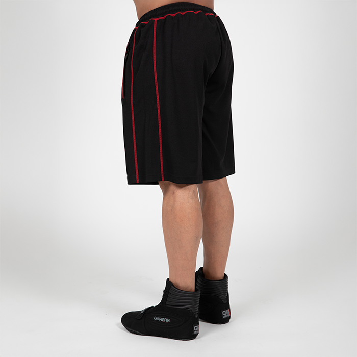 Marlow Mesh Shorts Sort R&oslash;d