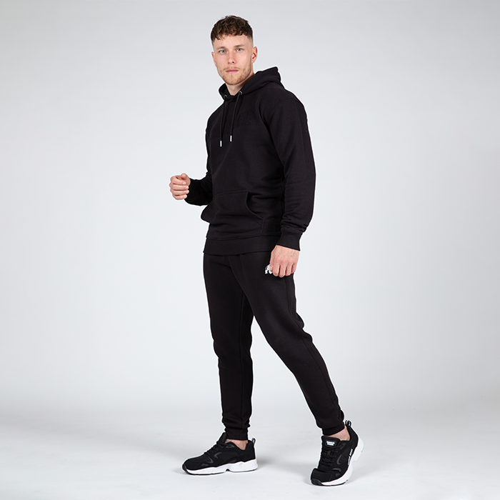 Crowley Oversized Men's Hoodie, Black